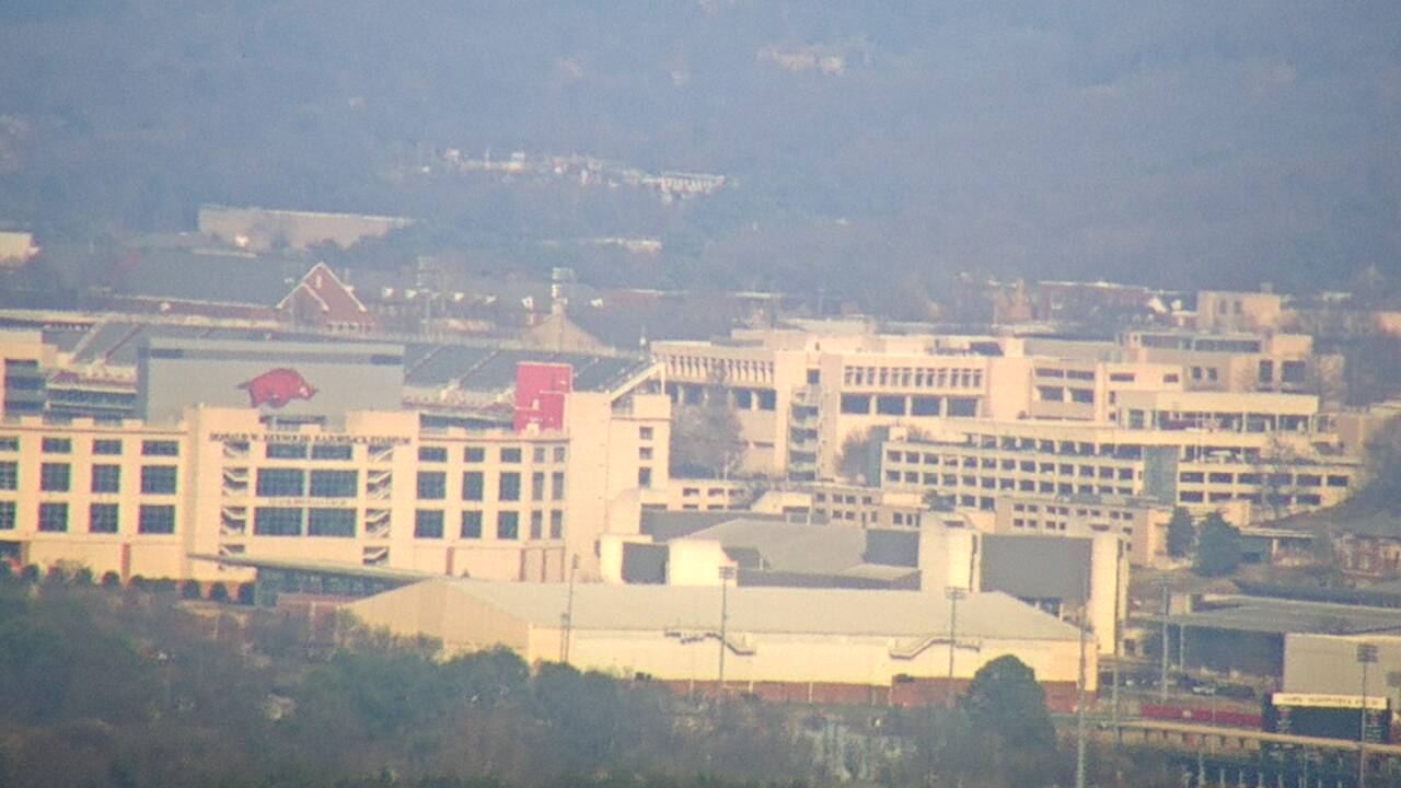 Thumbnail for current weather camera view from Kessler Mountain in Fayetteville, Arkansas