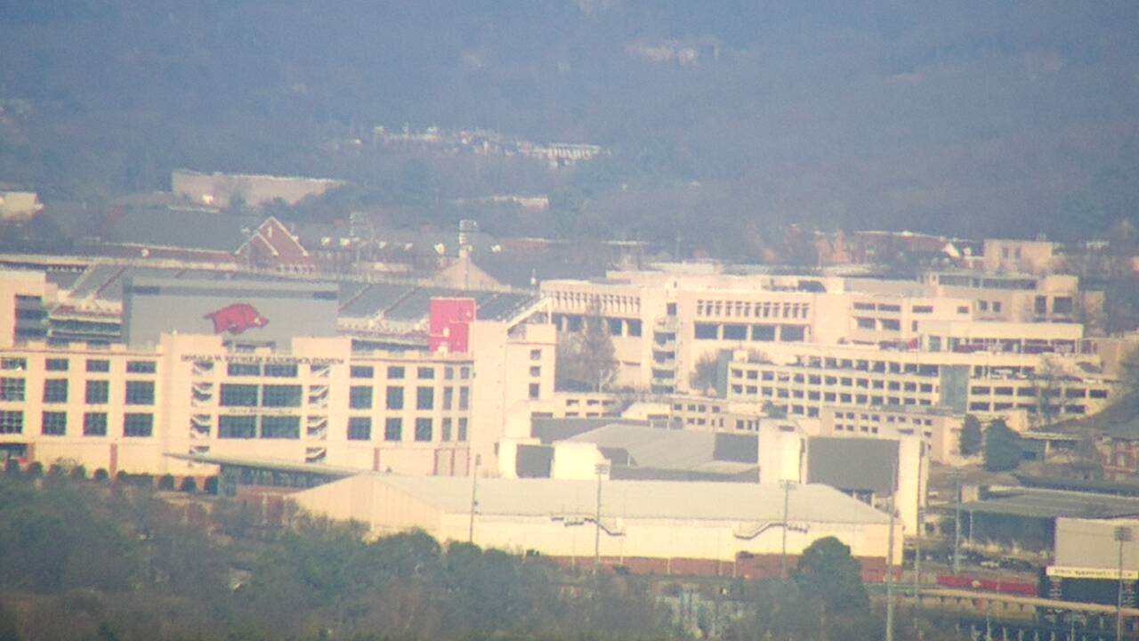 Thumbnail for current weather camera view from Kessler Mountain in Fayetteville, Arkansas