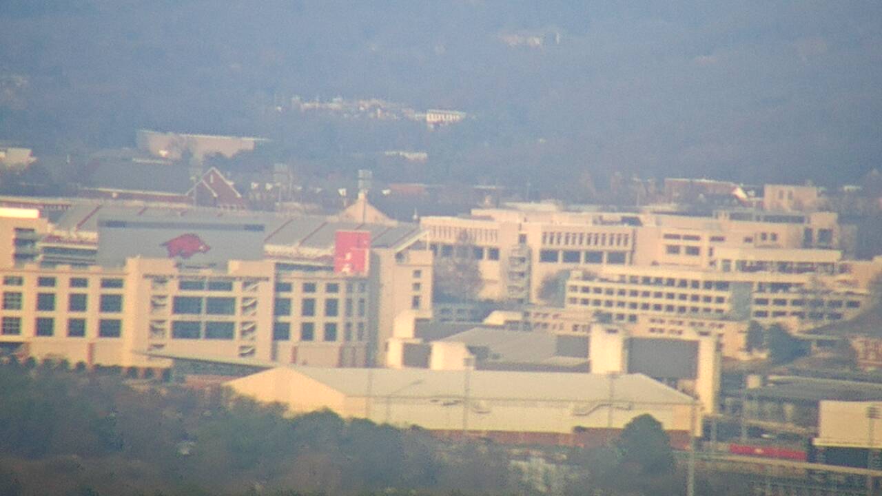 Thumbnail for current weather camera view from Kessler Mountain in Fayetteville, Arkansas