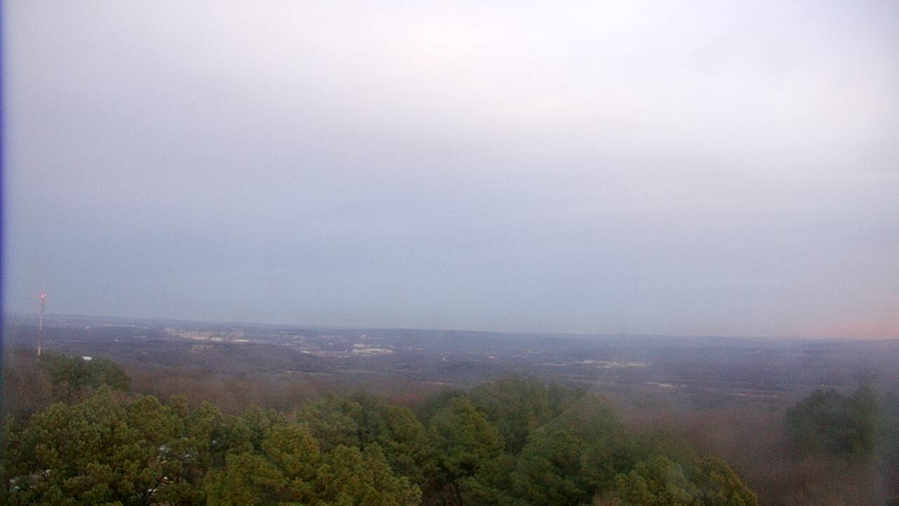 Thumbnail for current weather camera view from Kessler Mountain in Fayetteville, Arkansas
