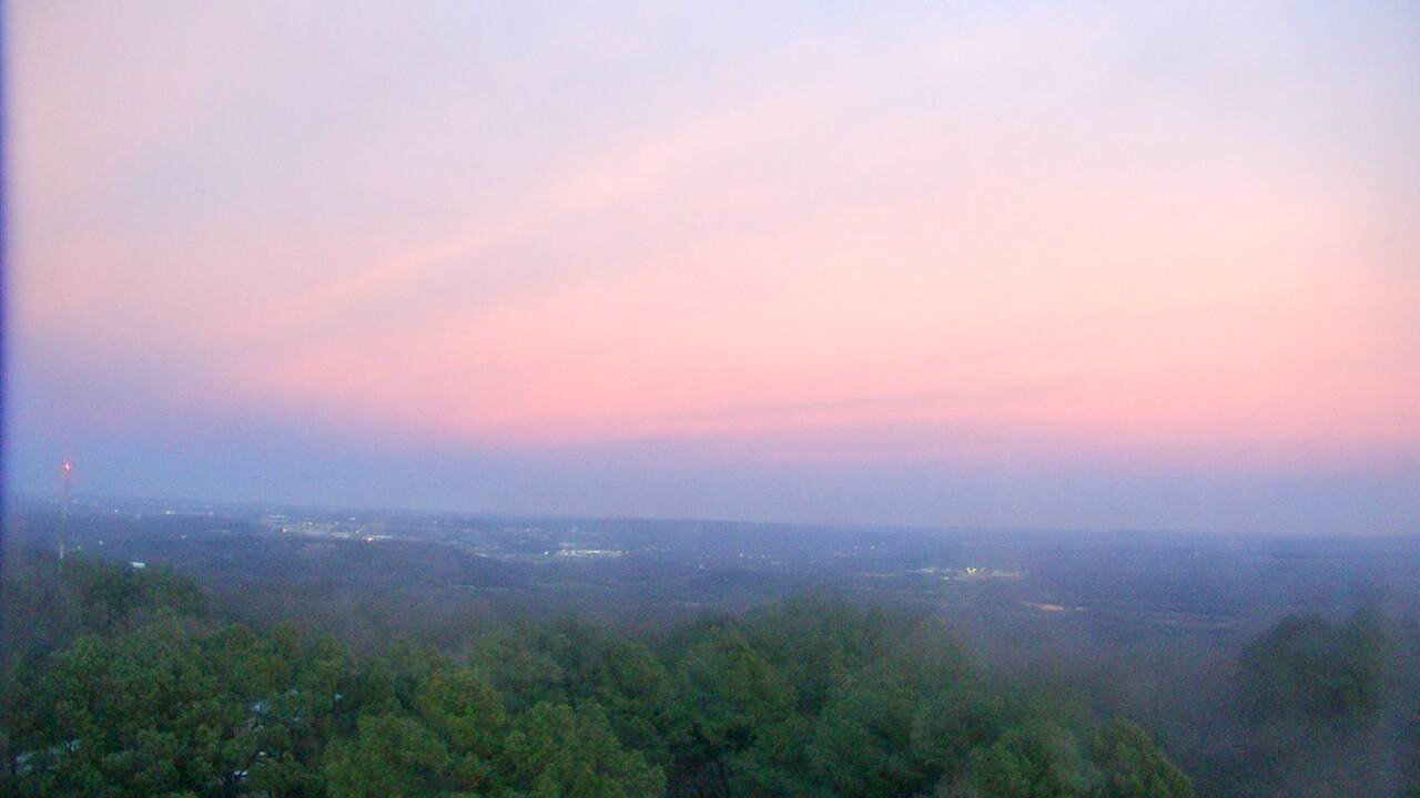 Thumbnail for current weather camera view from Kessler Mountain in Fayetteville, Arkansas