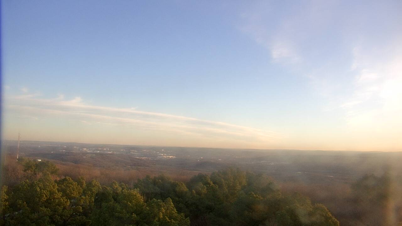 Thumbnail for current weather camera view from Kessler Mountain in Fayetteville, Arkansas