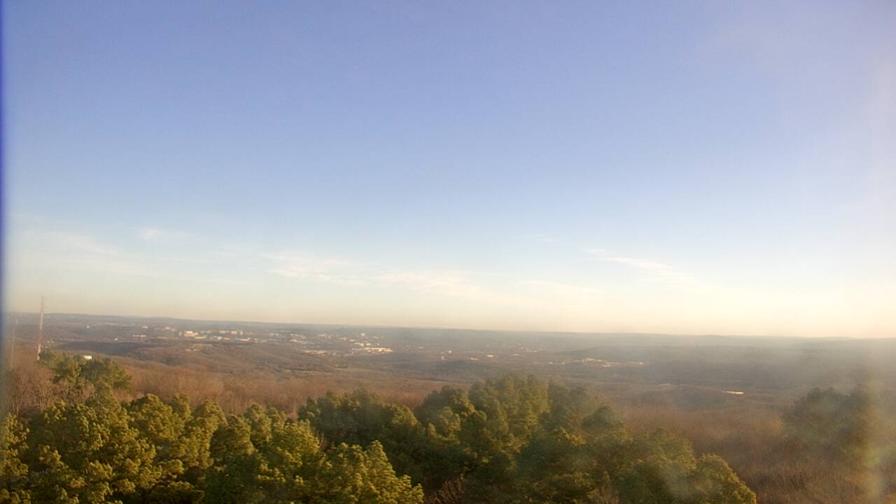 Thumbnail for current weather camera view from Kessler Mountain in Fayetteville, Arkansas