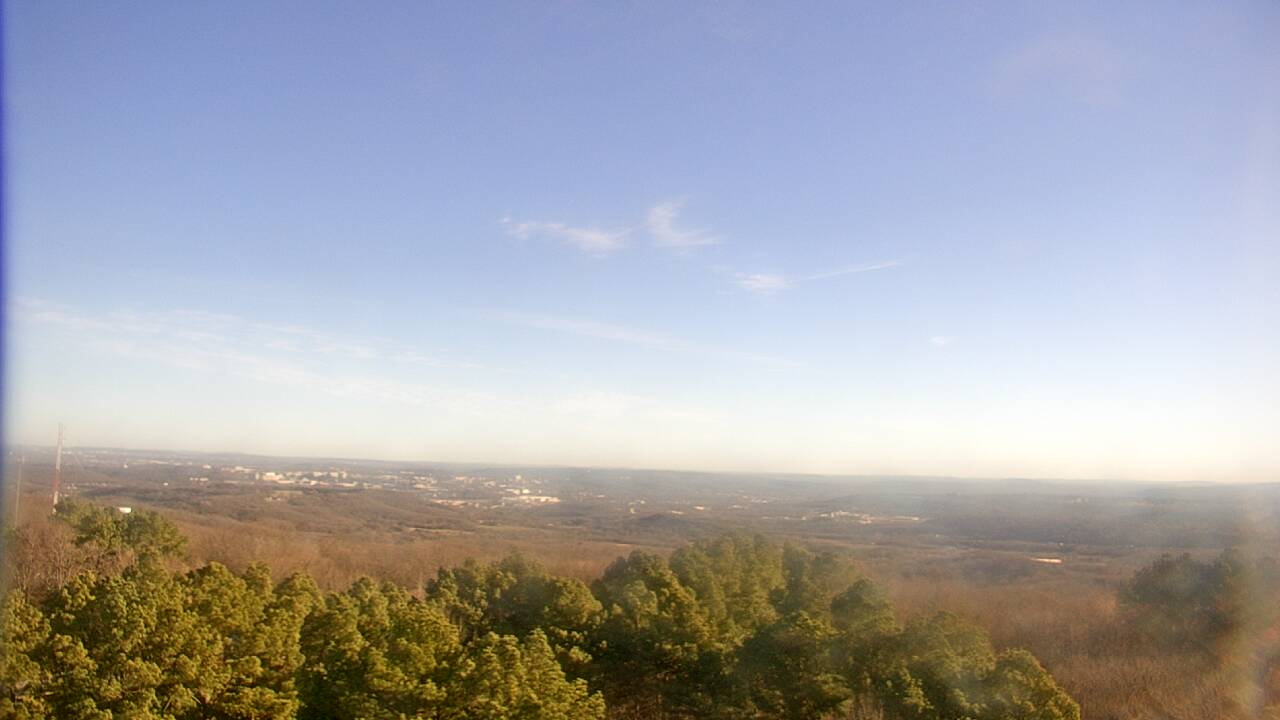 Thumbnail for current weather camera view from Kessler Mountain in Fayetteville, Arkansas