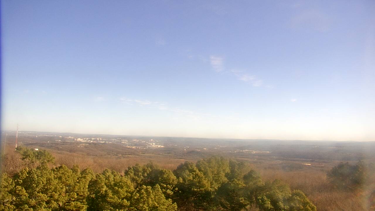 Thumbnail for current weather camera view from Kessler Mountain in Fayetteville, Arkansas
