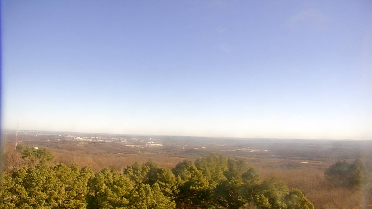 Thumbnail for current weather camera view from Kessler Mountain in Fayetteville, Arkansas