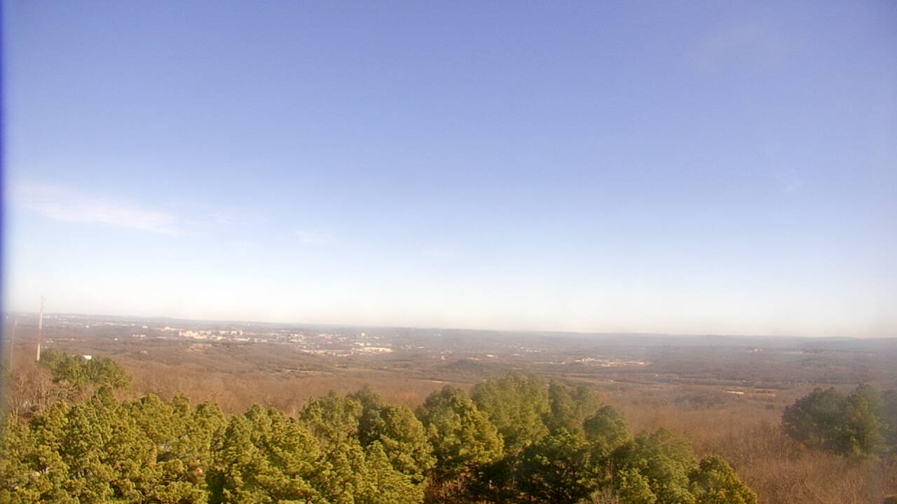 Thumbnail for current weather camera view from Kessler Mountain in Fayetteville, Arkansas