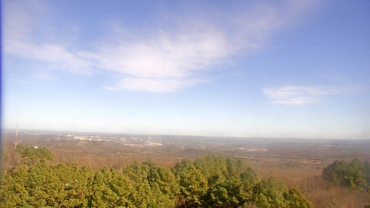 Thumbnail for current weather camera view from Kessler Mountain in Fayetteville, Arkansas