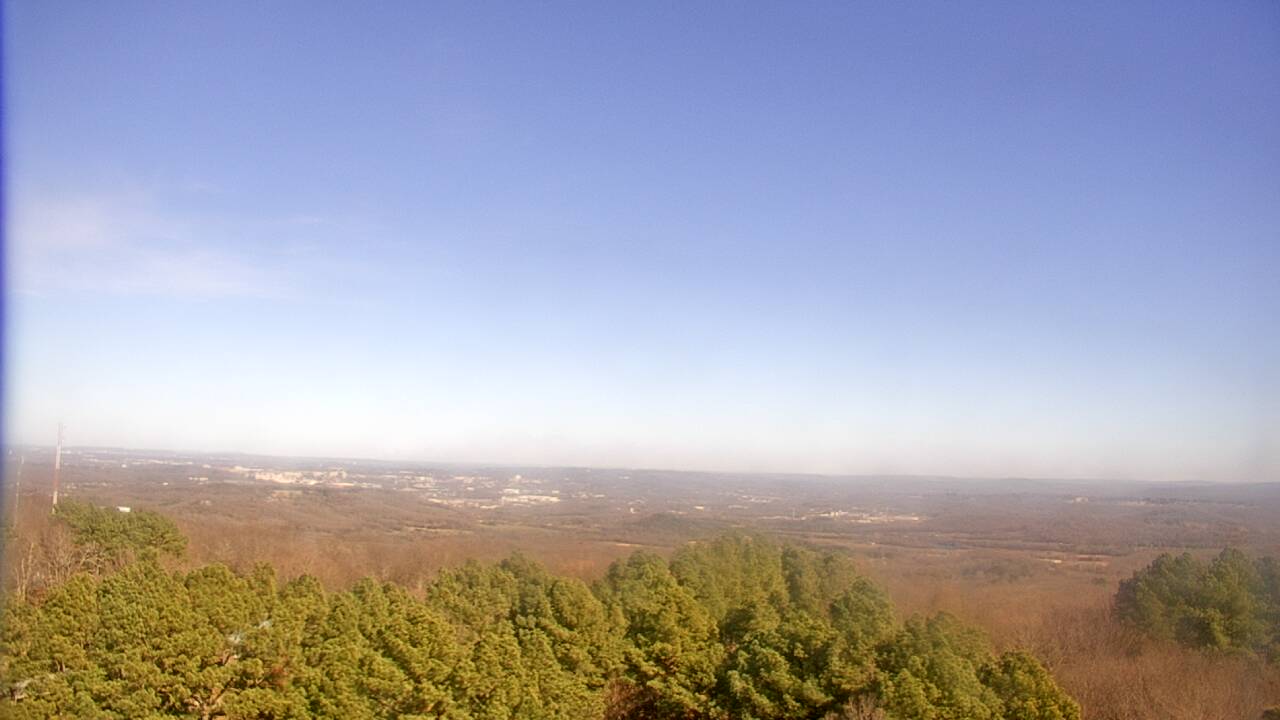 Thumbnail for current weather camera view from Kessler Mountain in Fayetteville, Arkansas