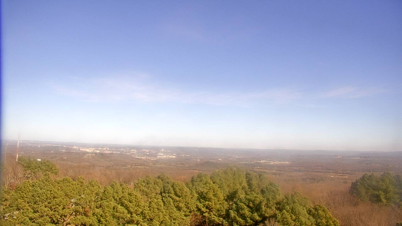 Thumbnail for current weather camera view from Kessler Mountain in Fayetteville, Arkansas
