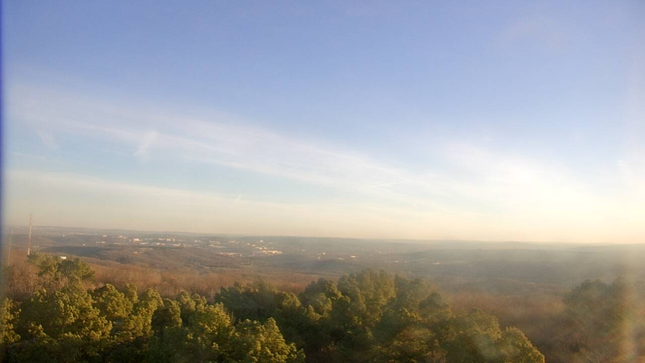 Thumbnail for current weather camera view from Kessler Mountain in Fayetteville, Arkansas