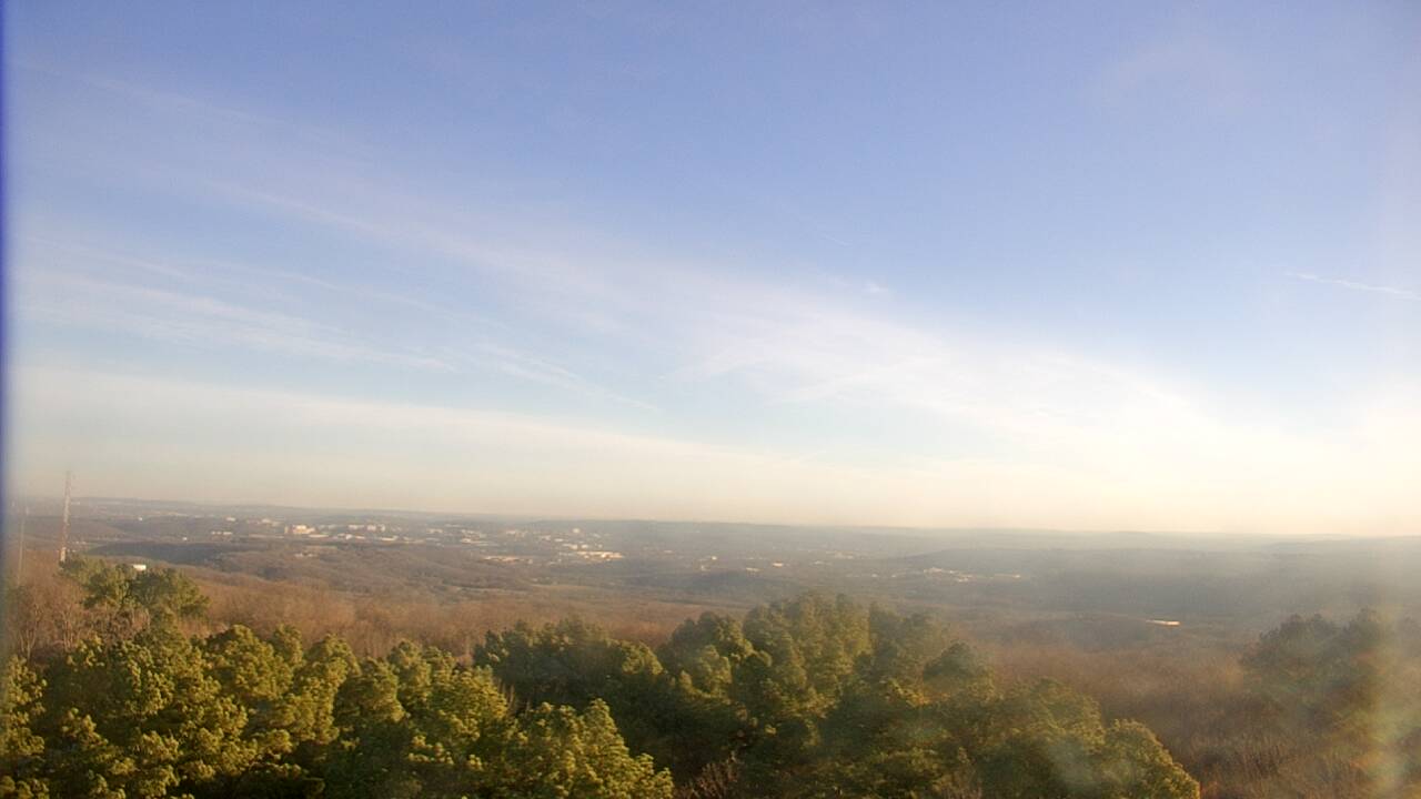 Thumbnail for current weather camera view from Kessler Mountain in Fayetteville, Arkansas