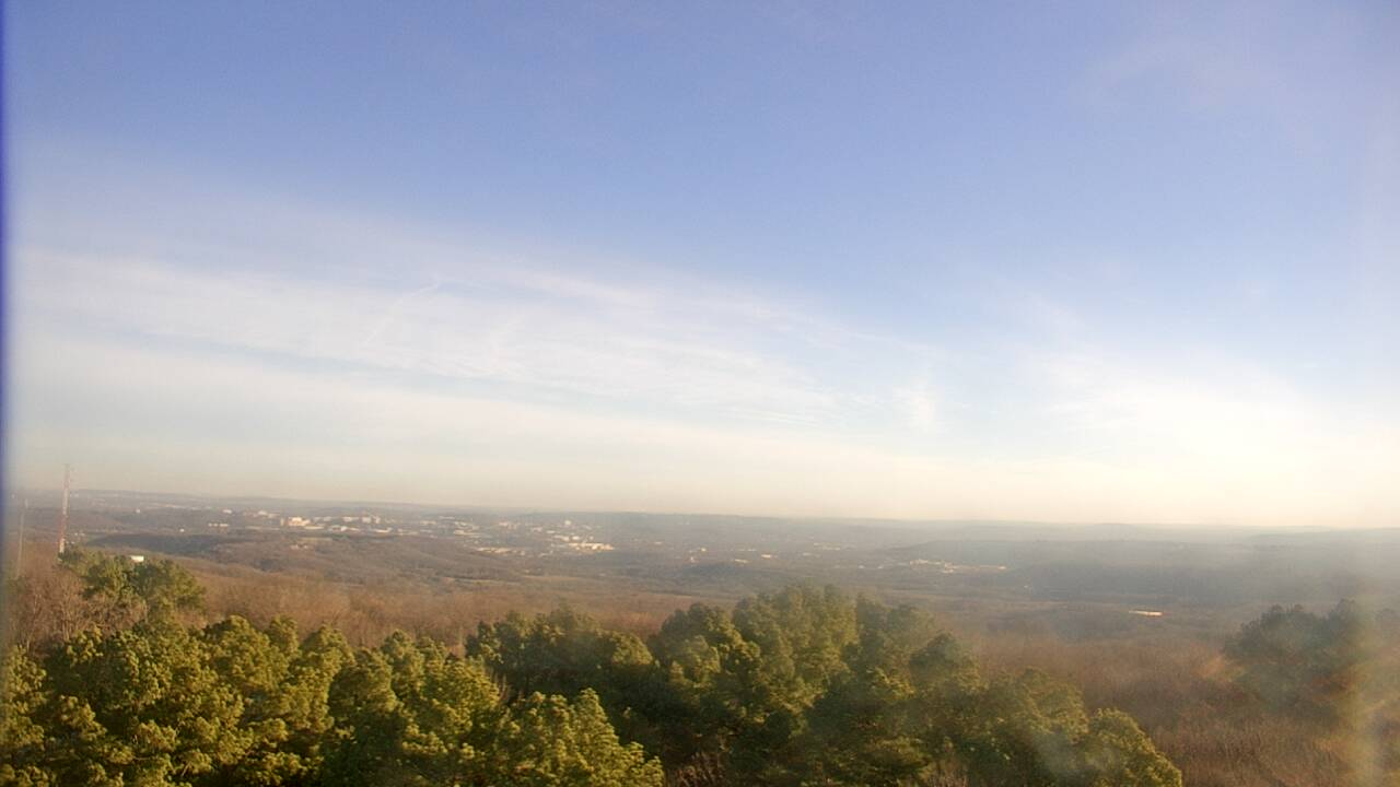 Thumbnail for current weather camera view from Kessler Mountain in Fayetteville, Arkansas