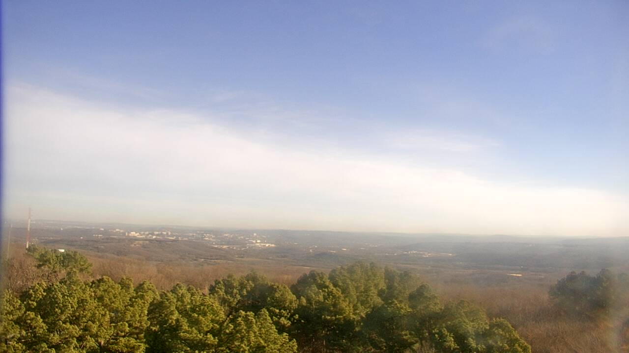 Thumbnail for current weather camera view from Kessler Mountain in Fayetteville, Arkansas