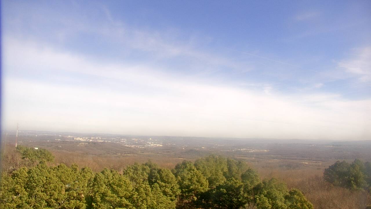 Thumbnail for current weather camera view from Kessler Mountain in Fayetteville, Arkansas