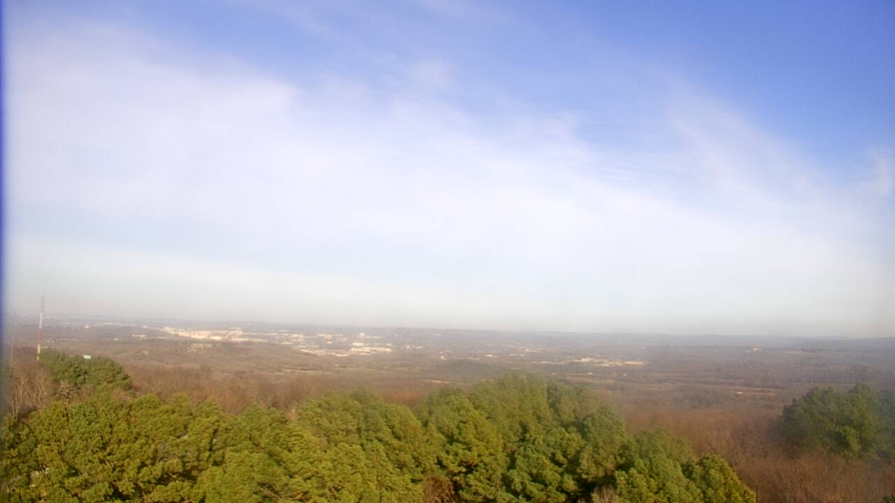 Thumbnail for current weather camera view from Kessler Mountain in Fayetteville, Arkansas