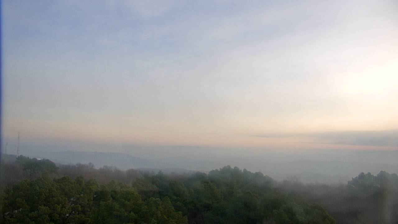 Thumbnail for current weather camera view from Kessler Mountain in Fayetteville, Arkansas