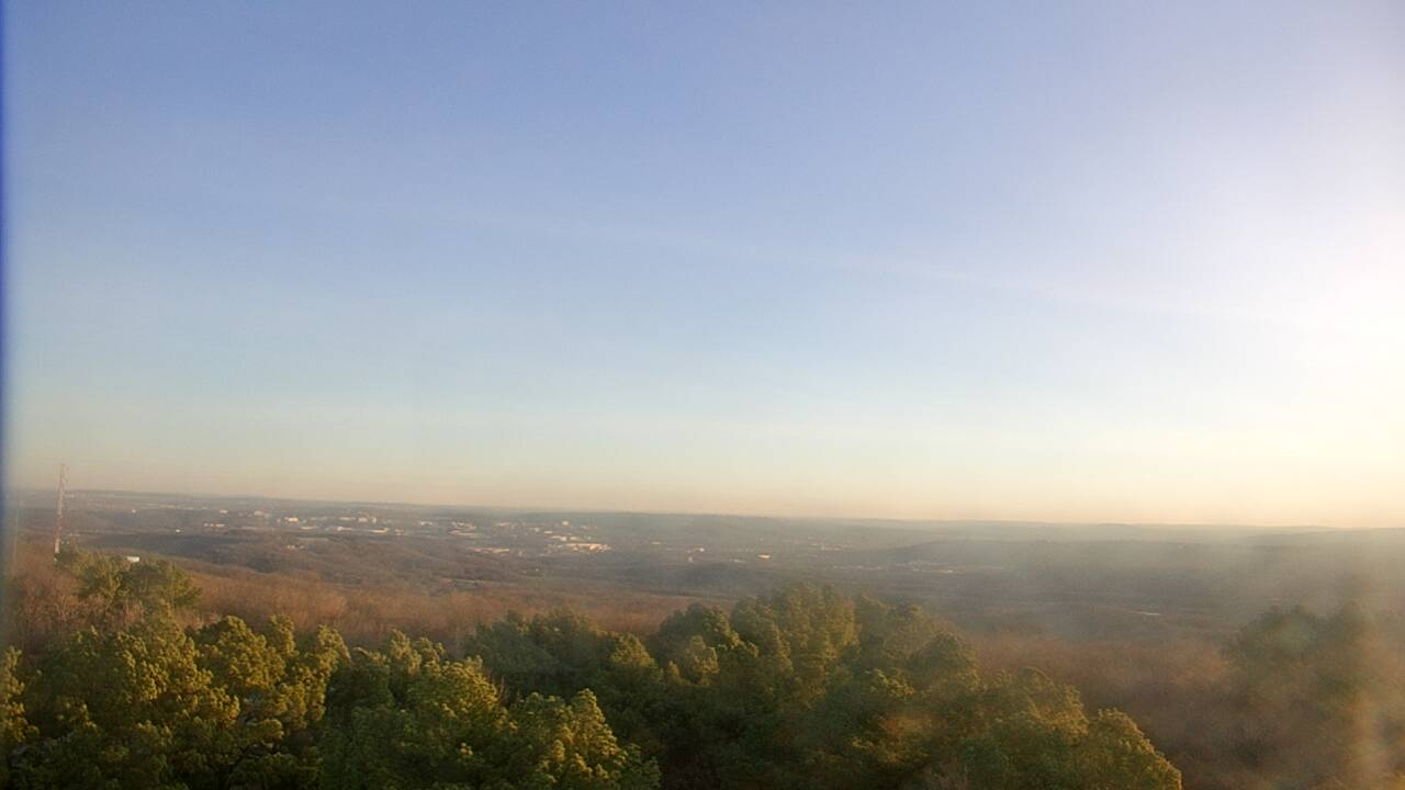 Thumbnail for current weather camera view from Kessler Mountain in Fayetteville, Arkansas