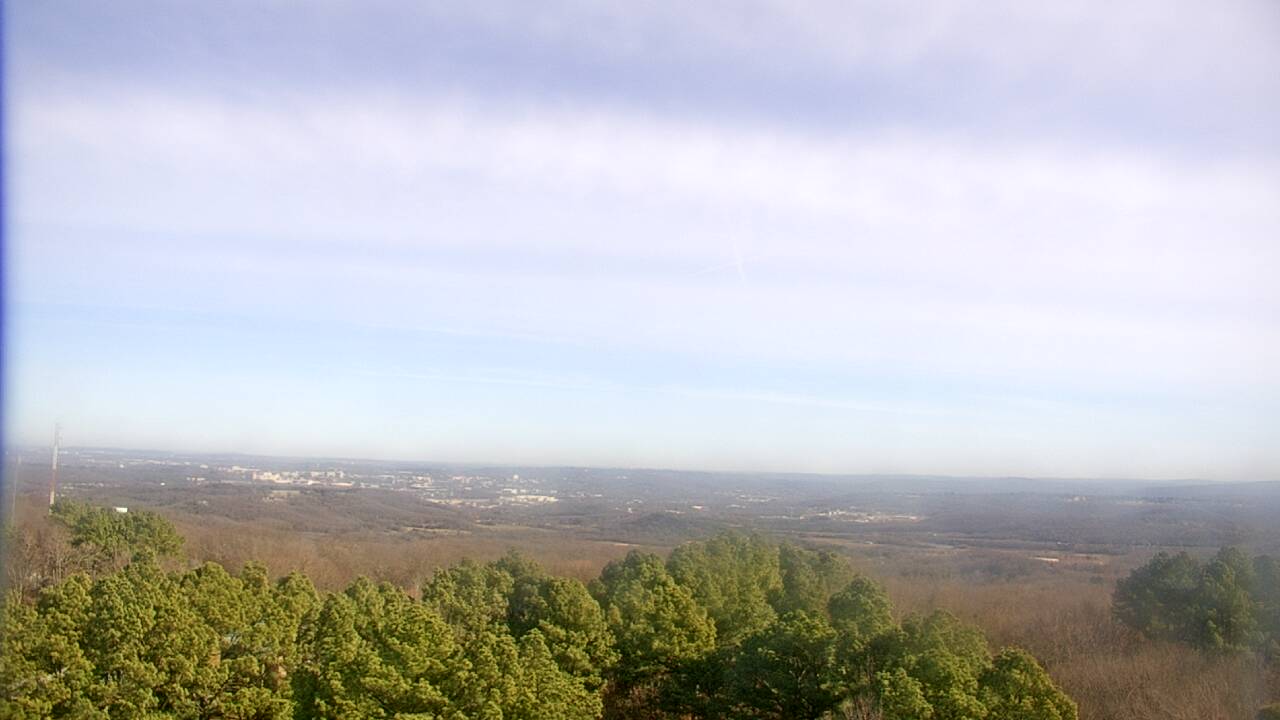Thumbnail for current weather camera view from Kessler Mountain in Fayetteville, Arkansas