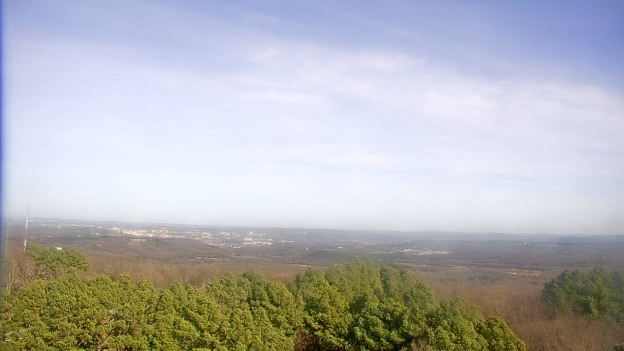 Thumbnail for current weather camera view from Kessler Mountain in Fayetteville, Arkansas