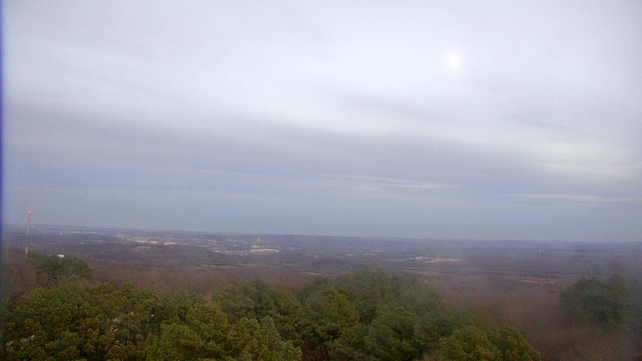 Thumbnail for current weather camera view from Kessler Mountain in Fayetteville, Arkansas