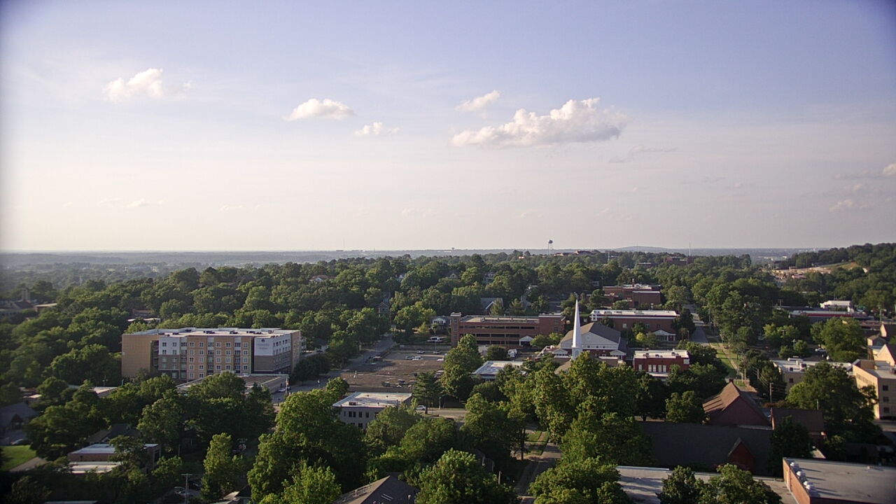 Thumbnail for current weather camera view from The Graduate Hotel in Fayetteville, Arkansas