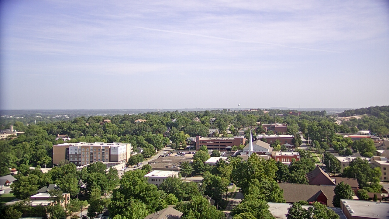Thumbnail for current weather camera view from The Graduate Hotel in Fayetteville, Arkansas