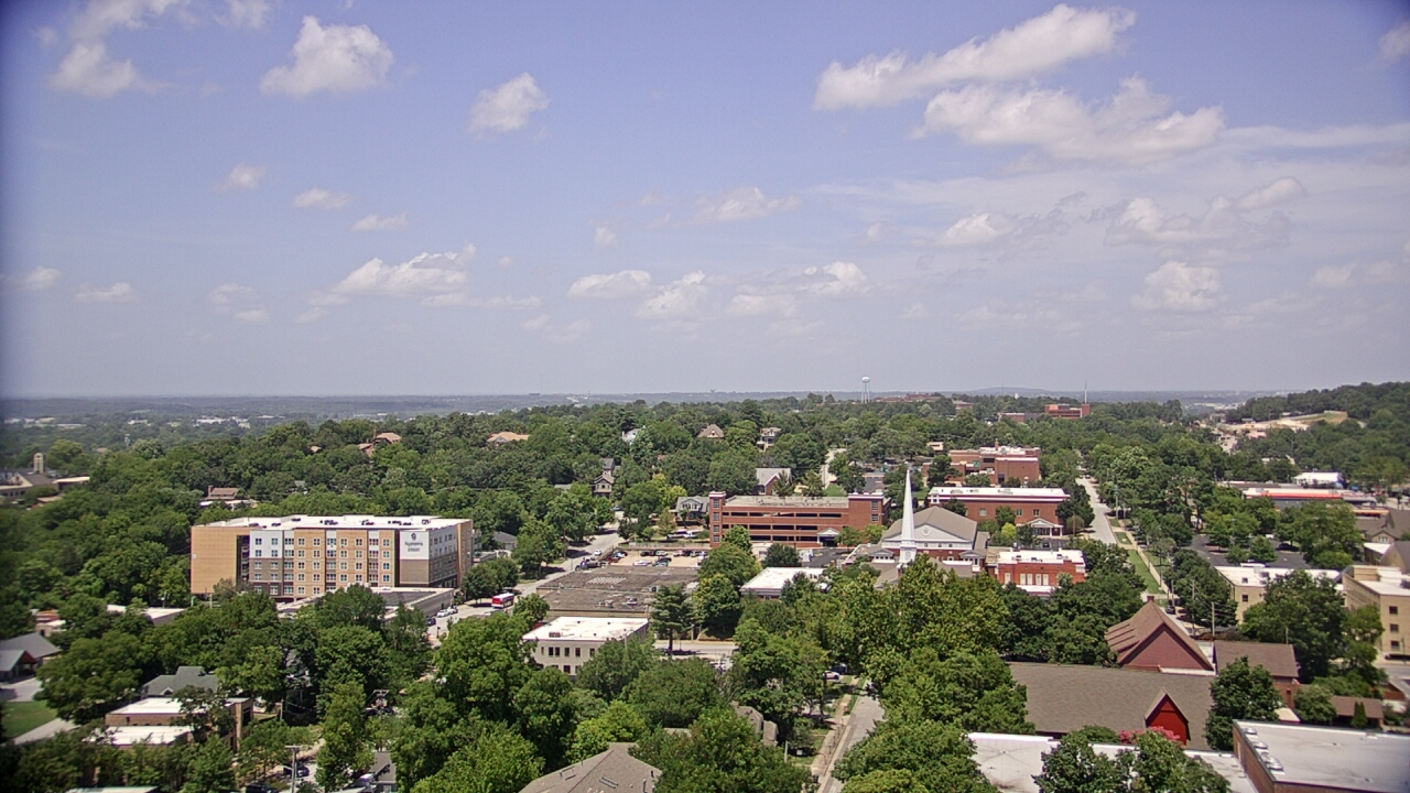 Thumbnail for current weather camera view from The Graduate Hotel in Fayetteville, Arkansas