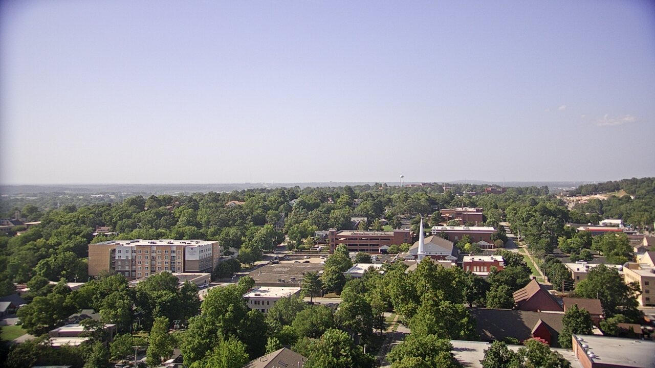 Thumbnail for current weather camera view from The Graduate Hotel in Fayetteville, Arkansas