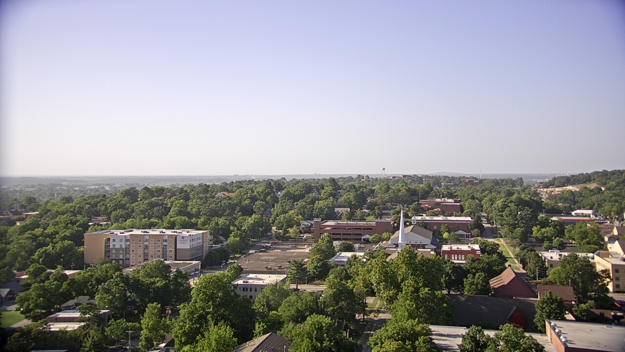 Thumbnail for current weather camera view from The Graduate Hotel in Fayetteville, Arkansas