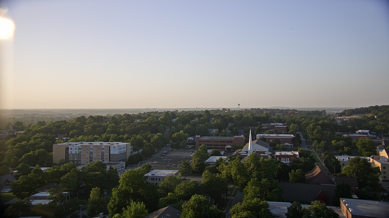 Thumbnail for current weather camera view from The Graduate Hotel in Fayetteville, Arkansas