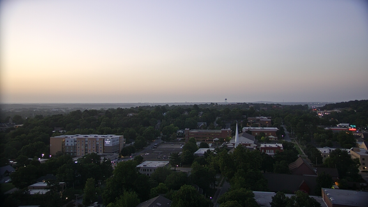 Thumbnail for current weather camera view from The Graduate Hotel in Fayetteville, Arkansas