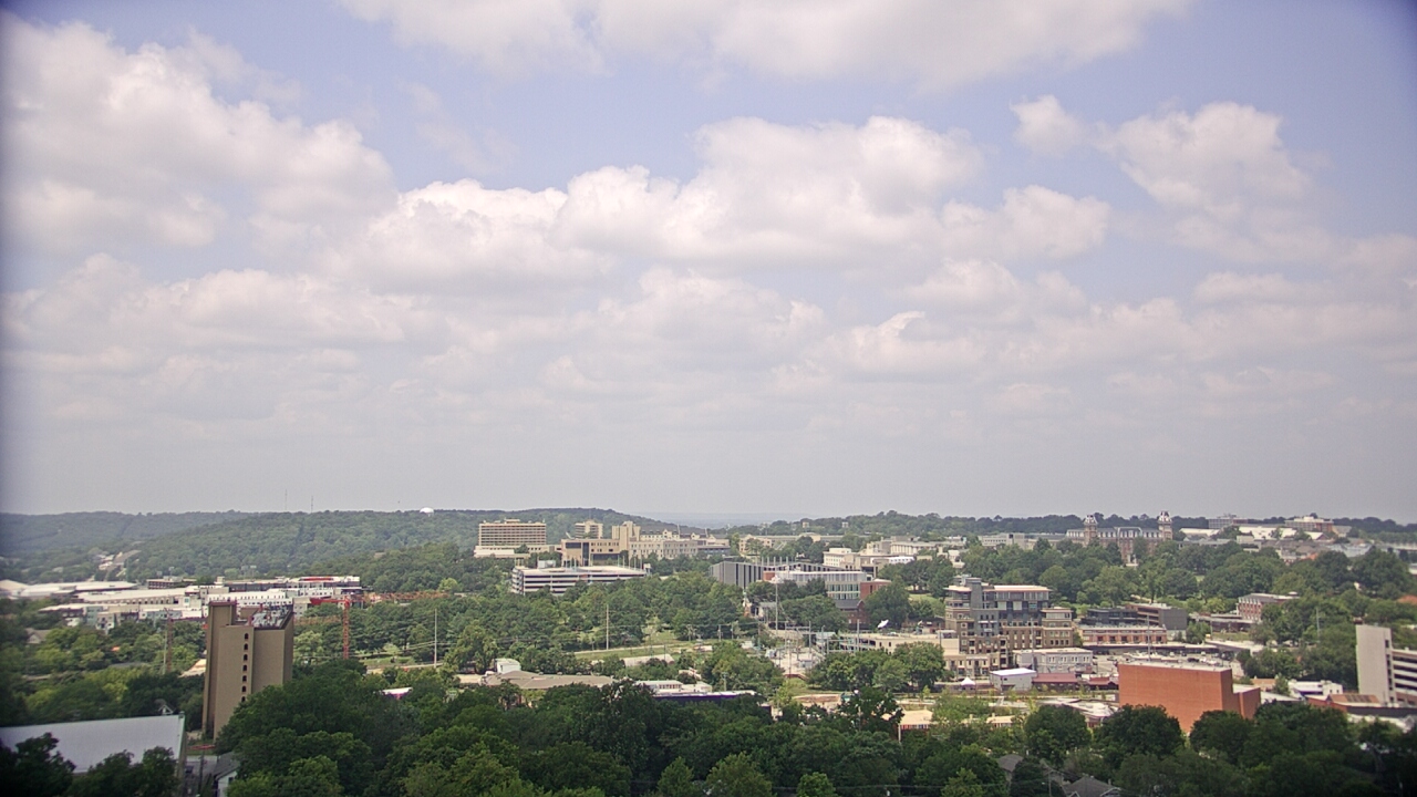 Thumbnail for current weather camera view from The Graduate Hotel in Fayetteville, Arkansas