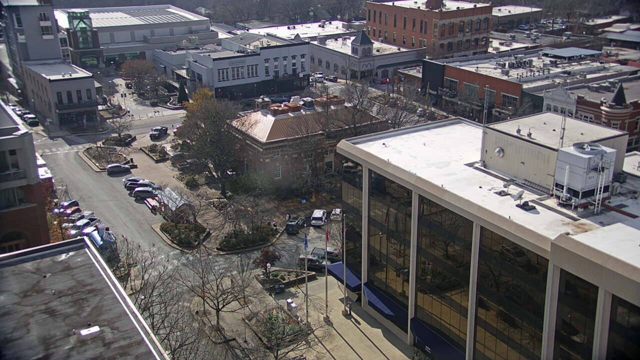 Thumbnail for current weather camera view from The Graduate Hotel in Fayetteville, Arkansas