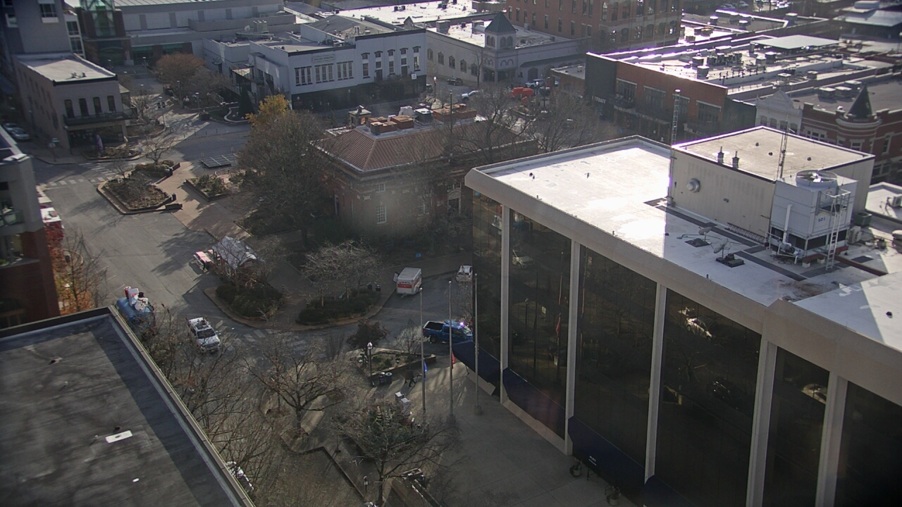 Thumbnail for current weather camera view from The Graduate Hotel in Fayetteville, Arkansas