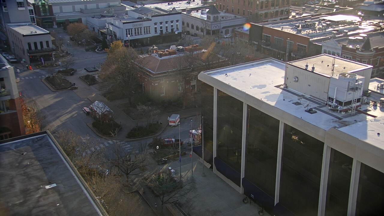 Thumbnail for current weather camera view from The Graduate Hotel in Fayetteville, Arkansas