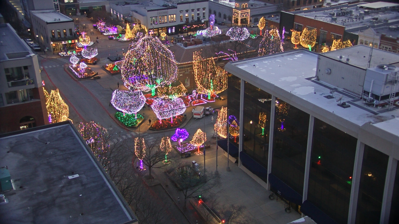 Thumbnail for current weather camera view from The Graduate Hotel in Fayetteville, Arkansas