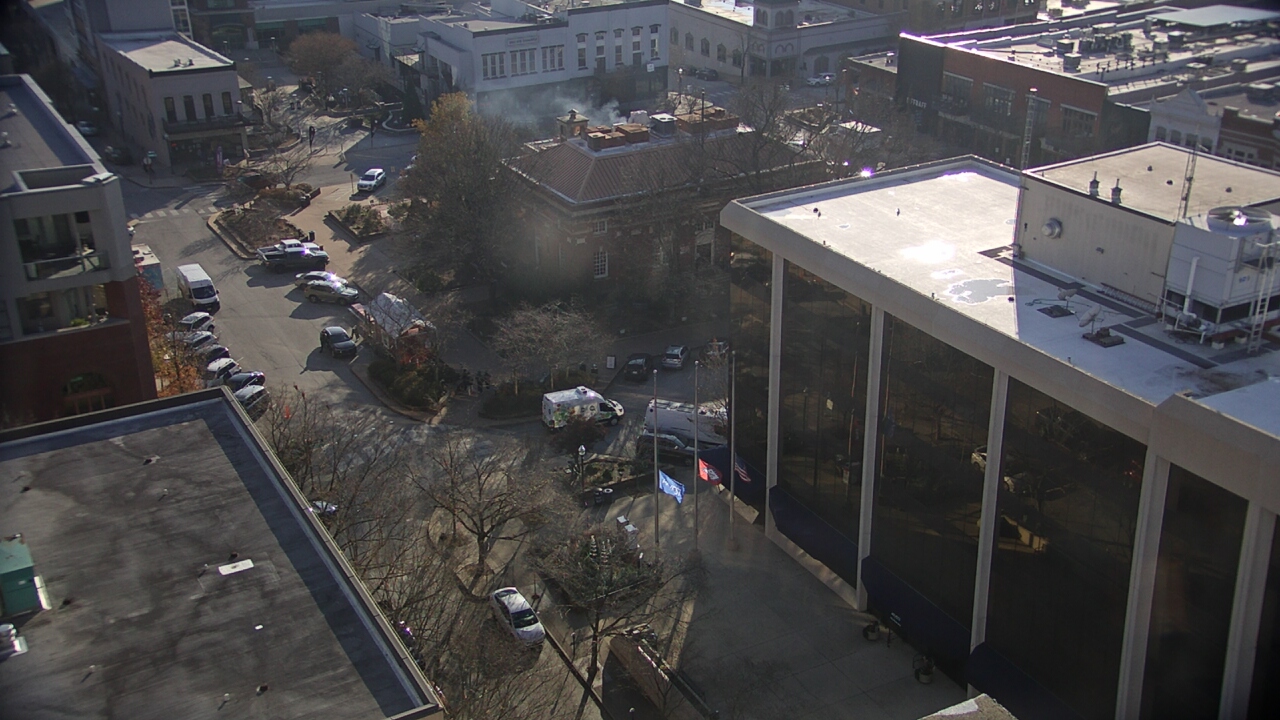 Thumbnail for current weather camera view from The Graduate Hotel in Fayetteville, Arkansas