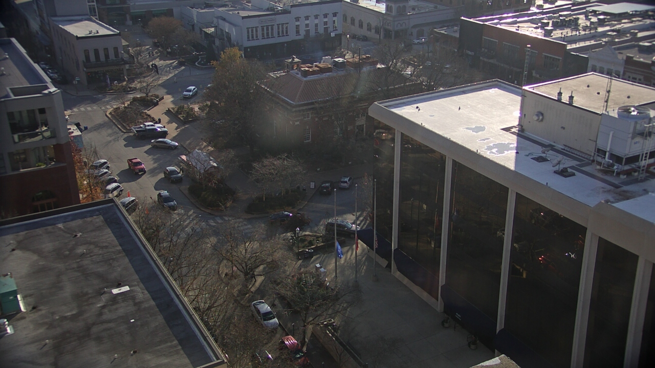 Thumbnail for current weather camera view from The Graduate Hotel in Fayetteville, Arkansas