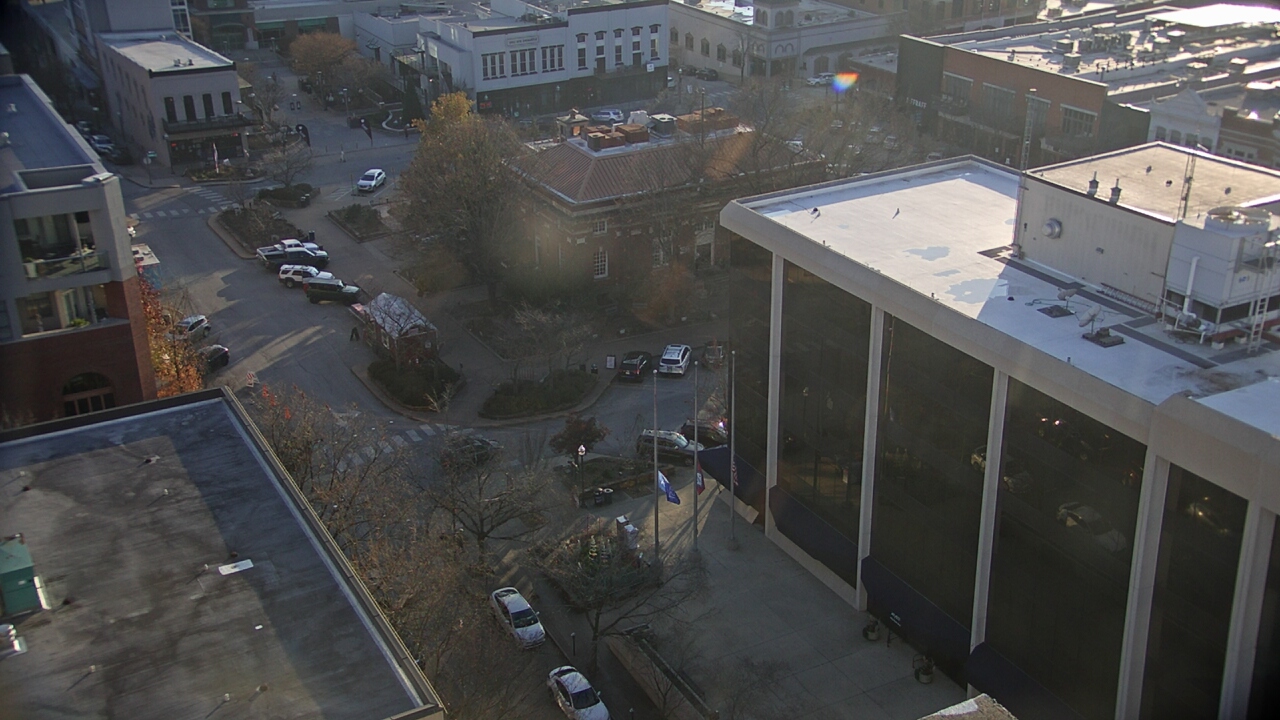 Thumbnail for current weather camera view from The Graduate Hotel in Fayetteville, Arkansas
