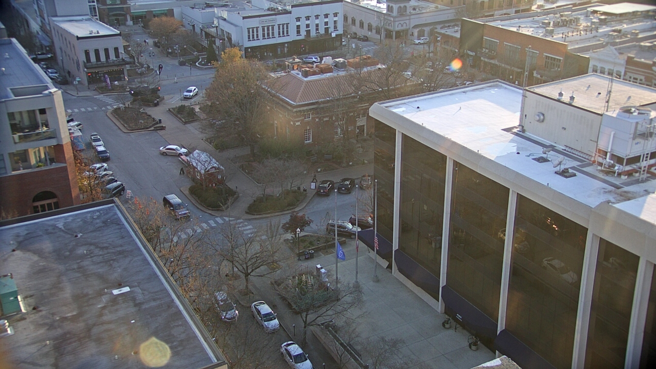 Thumbnail for current weather camera view from The Graduate Hotel in Fayetteville, Arkansas
