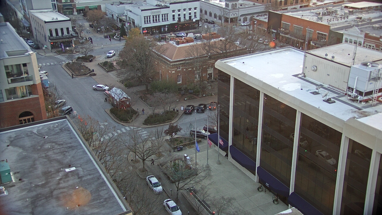 Thumbnail for current weather camera view from The Graduate Hotel in Fayetteville, Arkansas