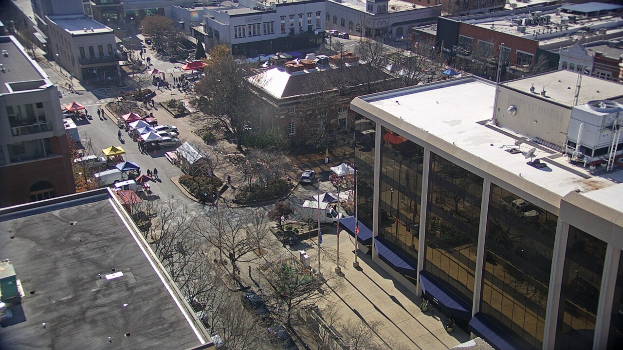 Thumbnail for current weather camera view from The Graduate Hotel in Fayetteville, Arkansas
