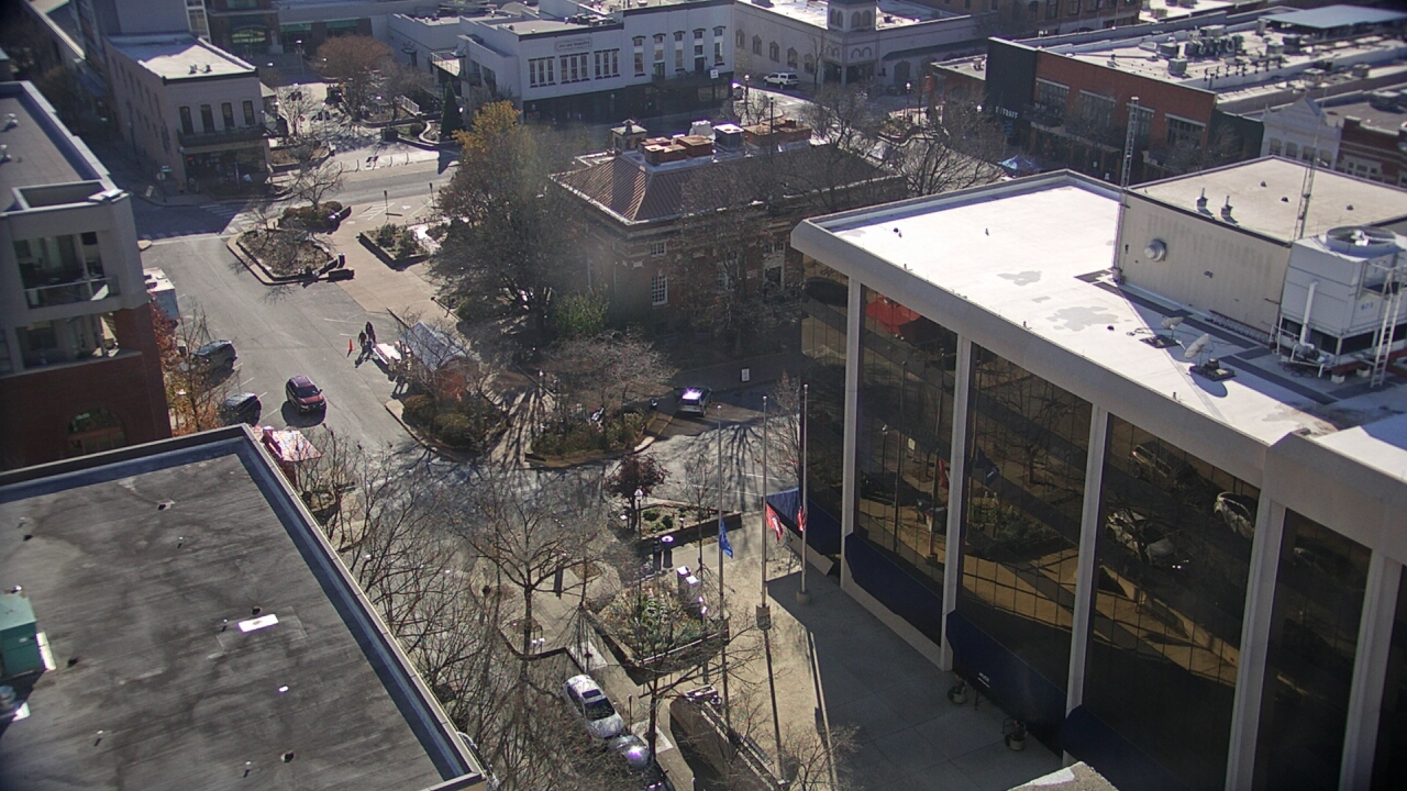 Thumbnail for current weather camera view from The Graduate Hotel in Fayetteville, Arkansas