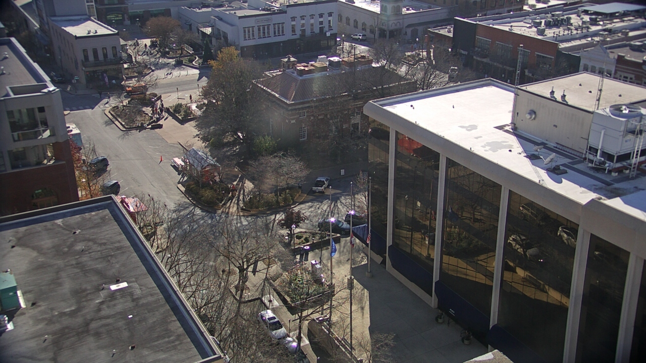 Thumbnail for current weather camera view from The Graduate Hotel in Fayetteville, Arkansas