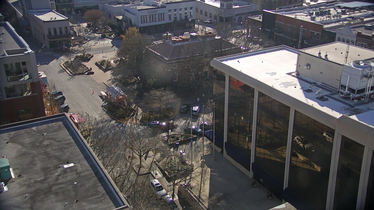 Thumbnail for current weather camera view from The Graduate Hotel in Fayetteville, Arkansas