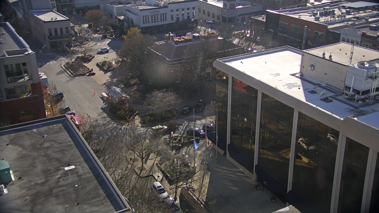 Thumbnail for current weather camera view from The Graduate Hotel in Fayetteville, Arkansas