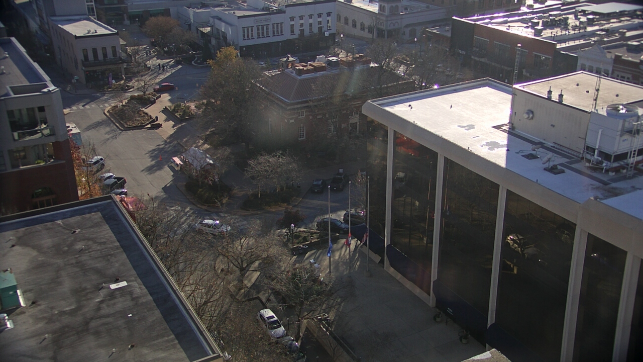 Thumbnail for current weather camera view from The Graduate Hotel in Fayetteville, Arkansas