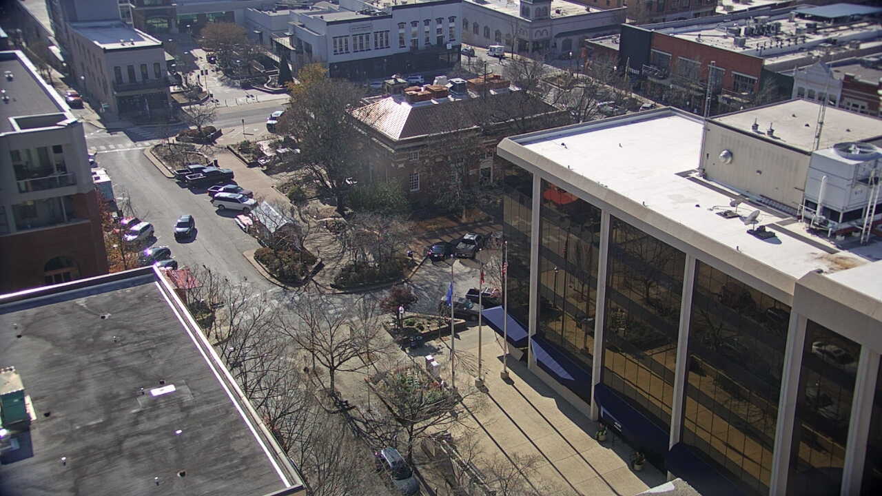 Thumbnail for current weather camera view from The Graduate Hotel in Fayetteville, Arkansas
