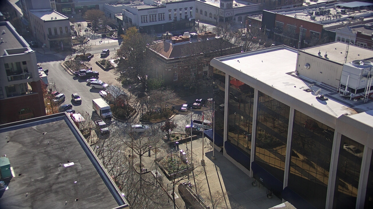 Thumbnail for current weather camera view from The Graduate Hotel in Fayetteville, Arkansas